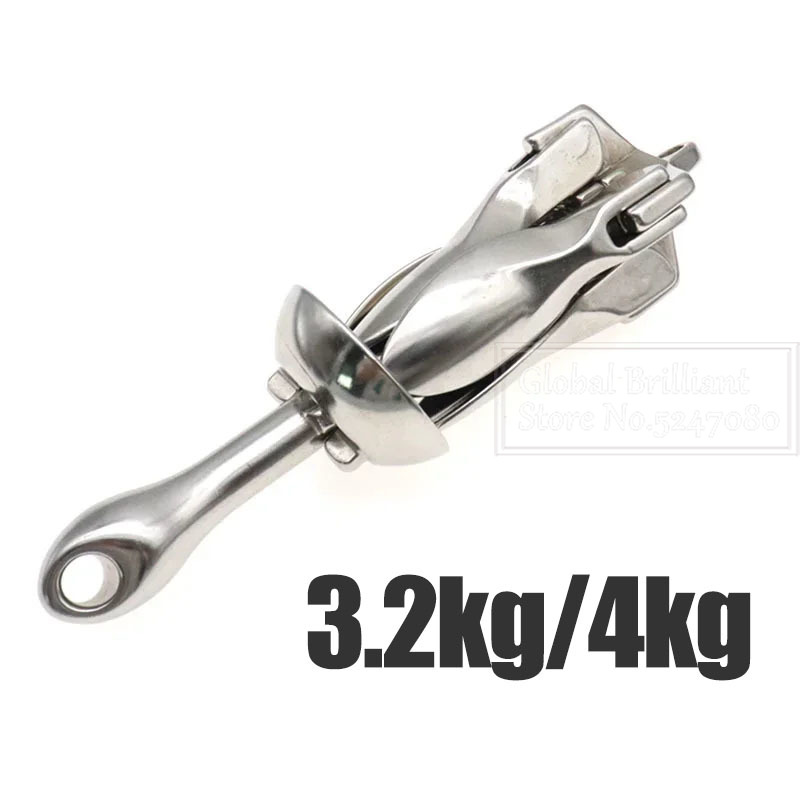 Fishing Boat Anchor - Металлический Якорь для лодки, 3,2 кг/4