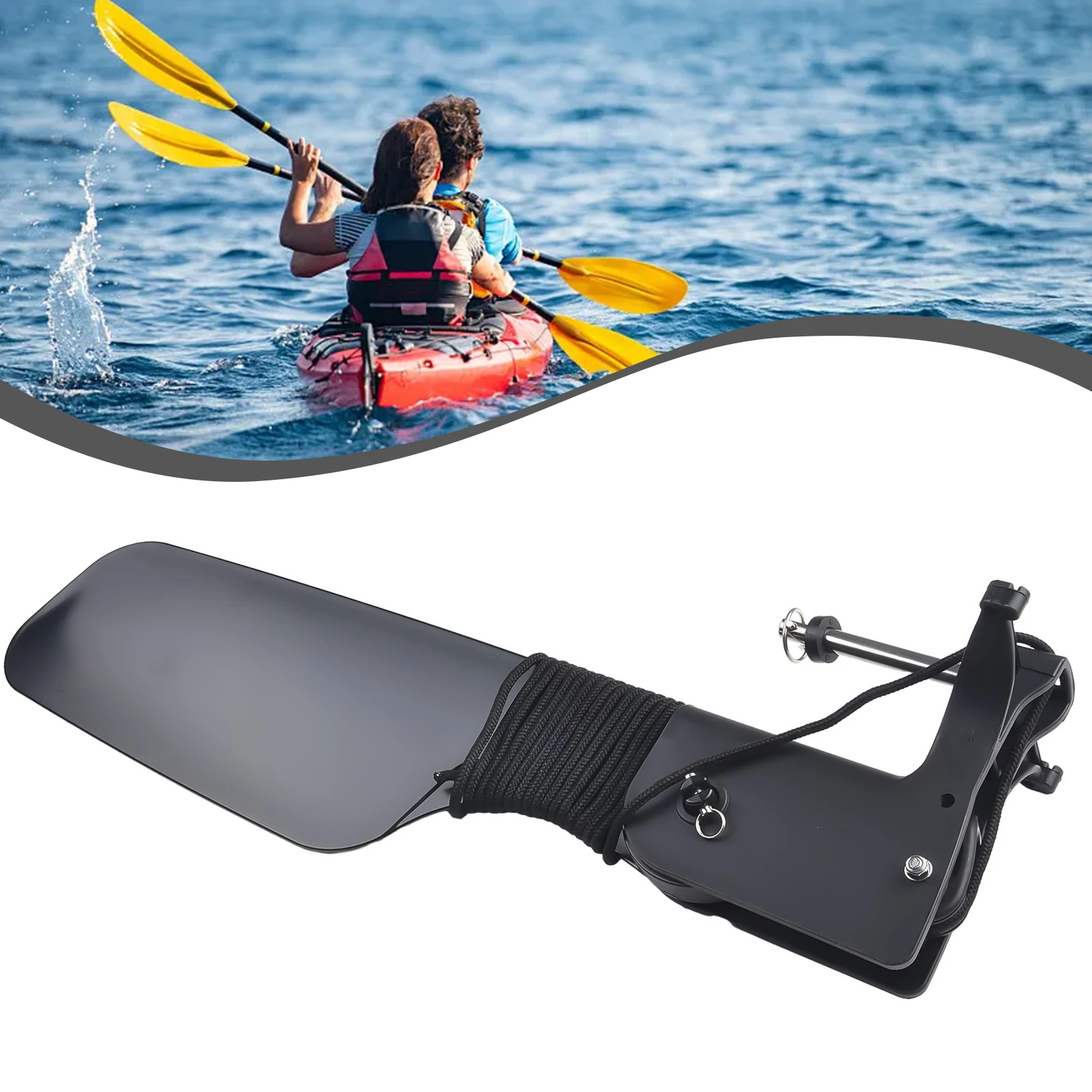 Fishing Boat Steering Wheel - Для каяка, большой хвостовой руль со