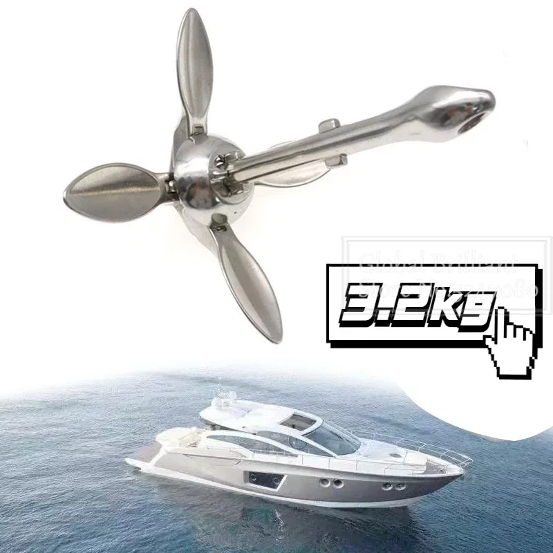 Металлический Якорь для лодки, – обзор и цена Fishing Boat Anchor
