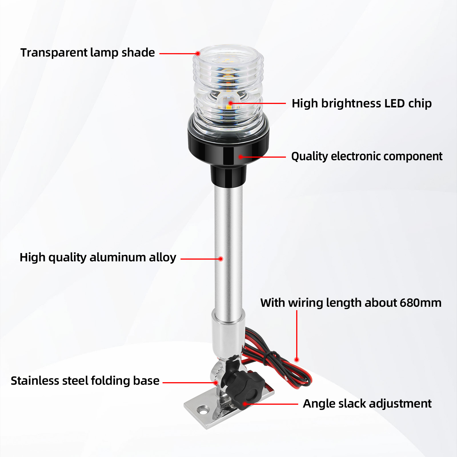 Навигационная модель, 12-дюймо – обзор и цена Fishing Boat Navigation Light