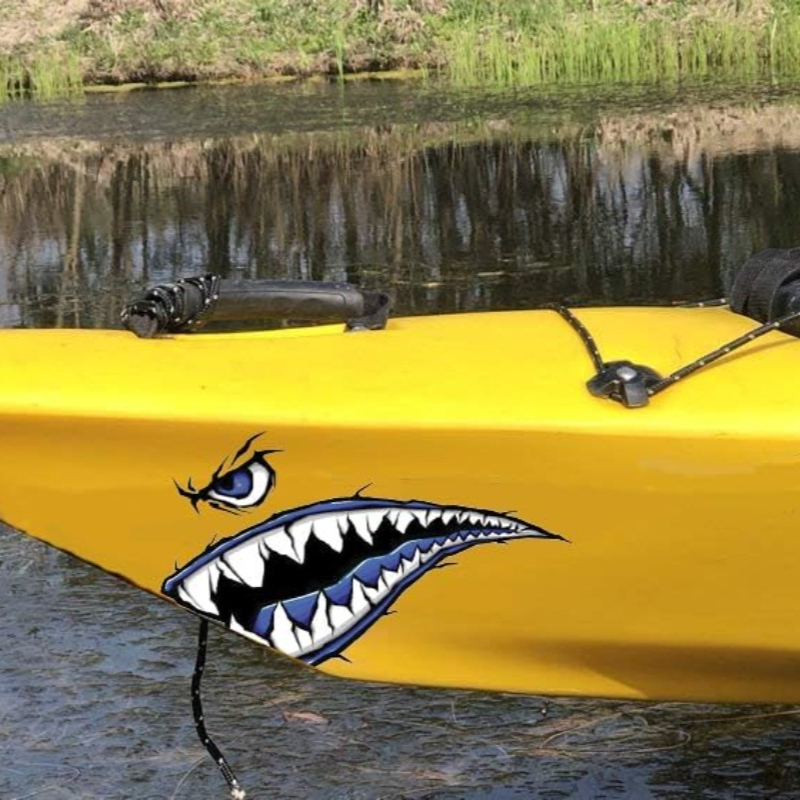 2 шт., наклейки на лодку с зуб – обзор и цена Fishing Boat Paddle
