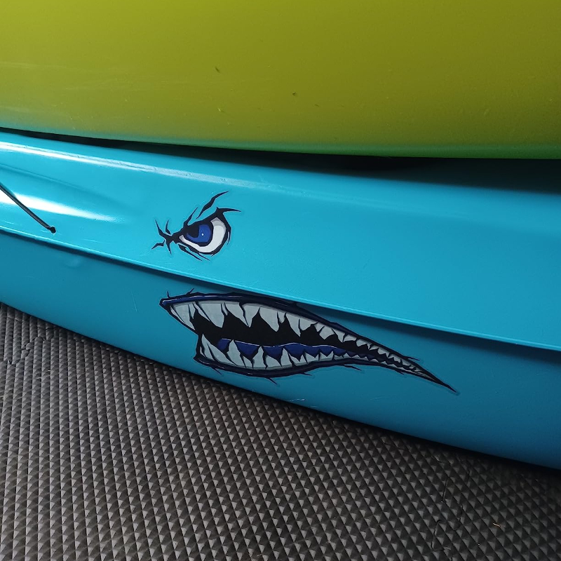 2 шт., наклейки на лодку с зуб – обзор и цена Fishing Boat Paddle